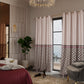 Noble Rose Satin Curtain