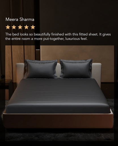 Twilight Embrace Fitted Bedsheet Set