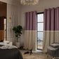 Royal Rouge Satin Curtain