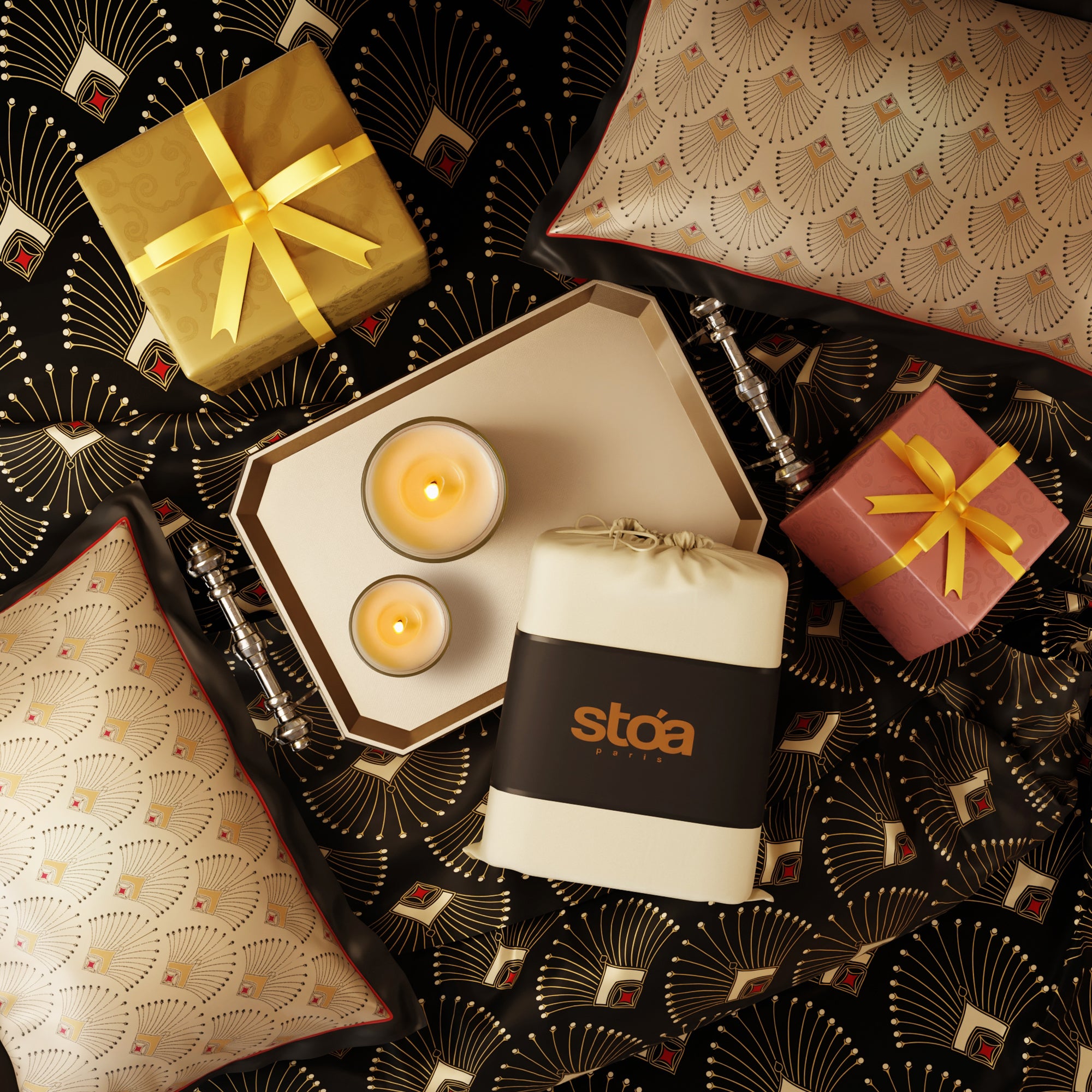 Midnight Glamour Bedsheet Set