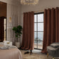 Caramel Caress Velvet Curtain