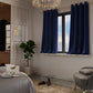 Blue Enigma Velvet Curtain