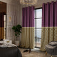 Royal Rouge Curtain with privacy lining