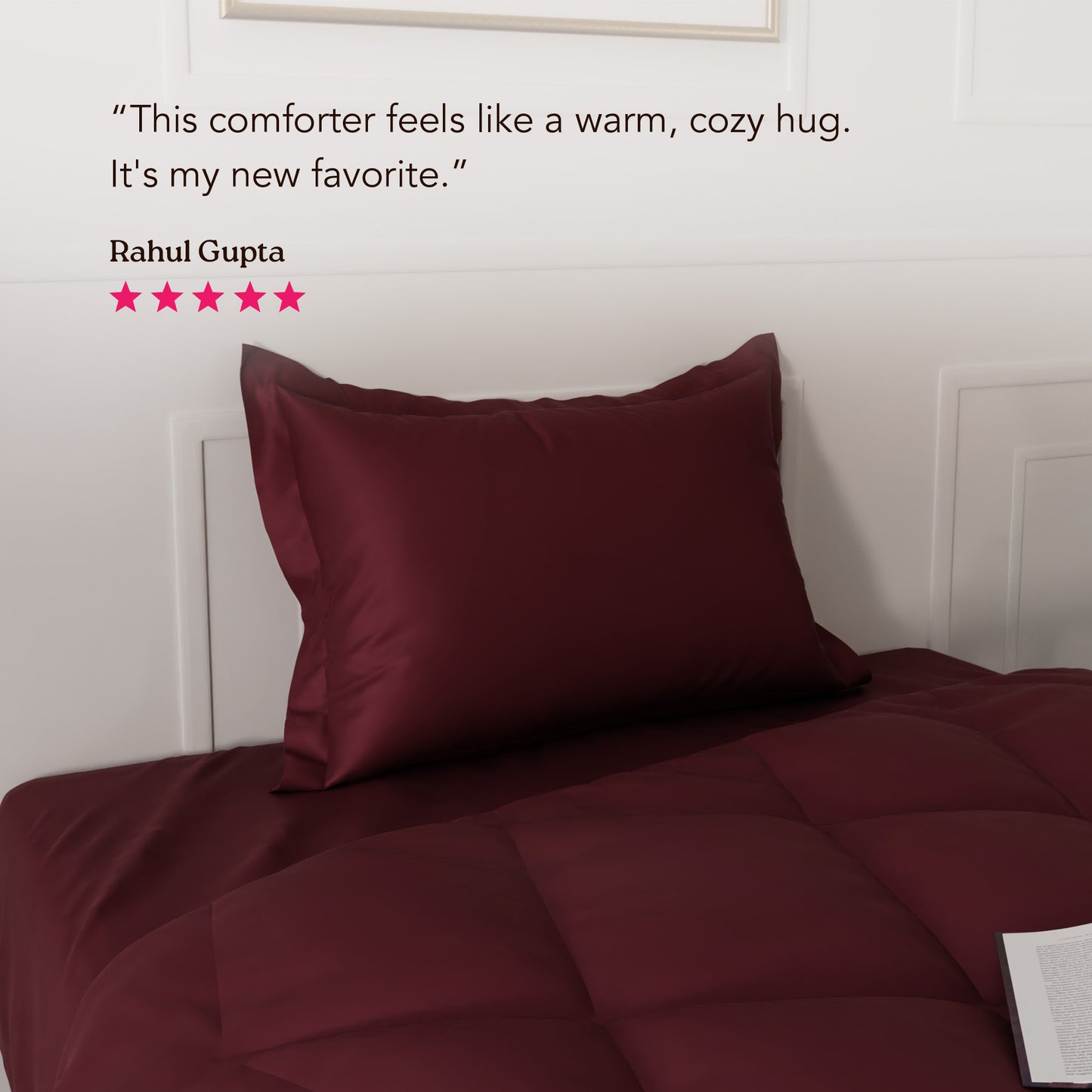 Velvet Wine Comforter