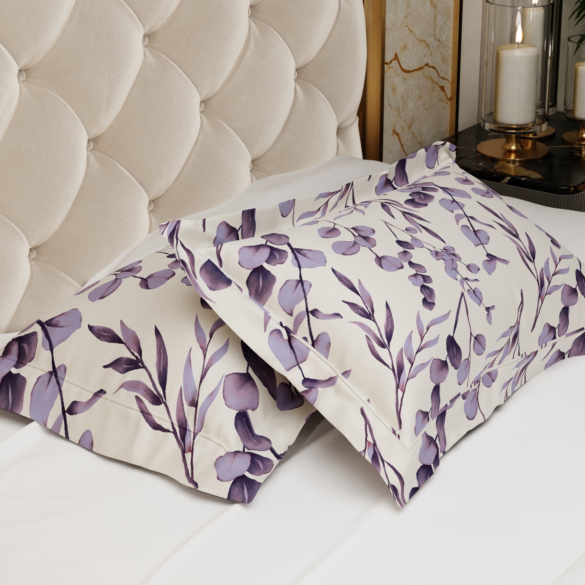 Wisteria Shade 300TC 100% Cotton Pillow Cover Set