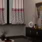 Noble Rose Satin Curtain with privacy lining