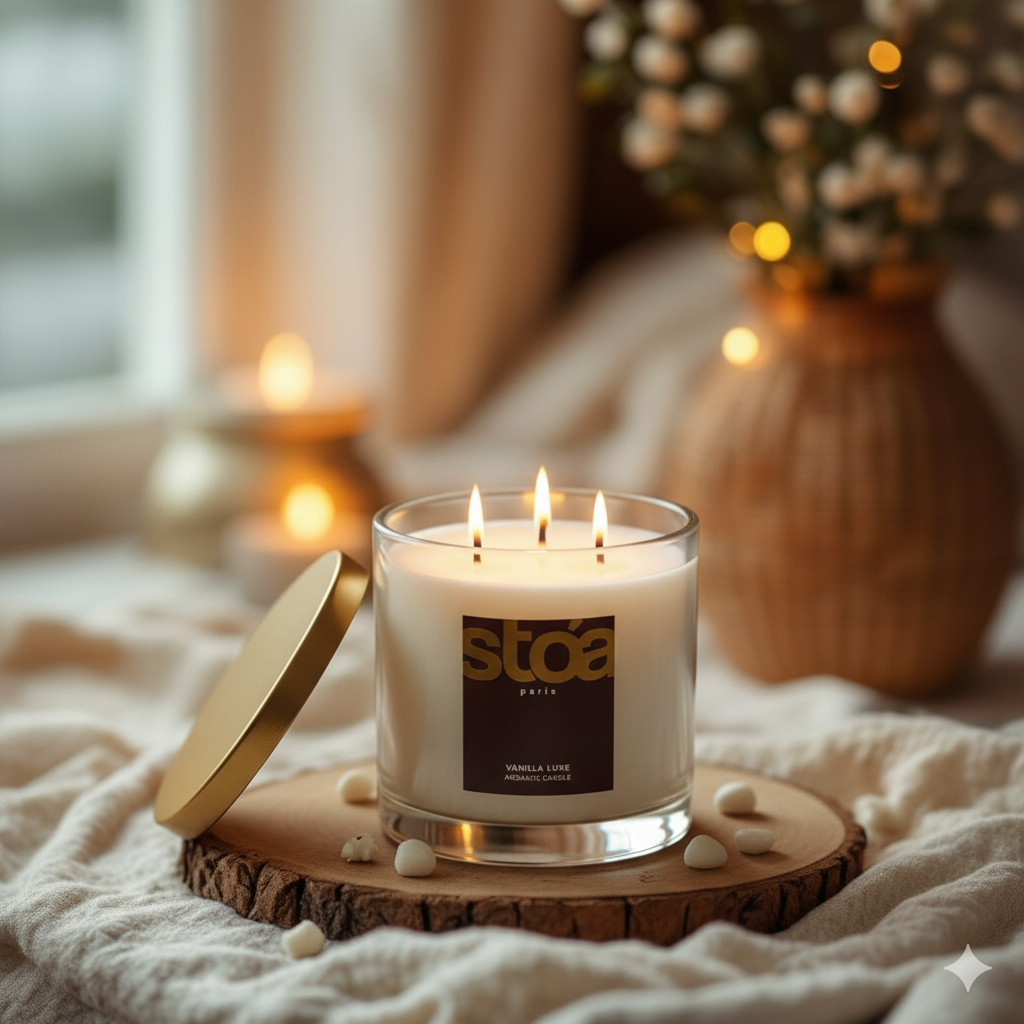 Vanilla Luxe Jar Candle with Lid