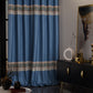 Celestial Blue Satin Curtain