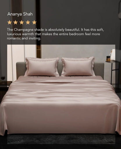 Champagne Flat Bedsheet Set