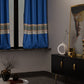 Celestial Blue Curtain with privacy lining