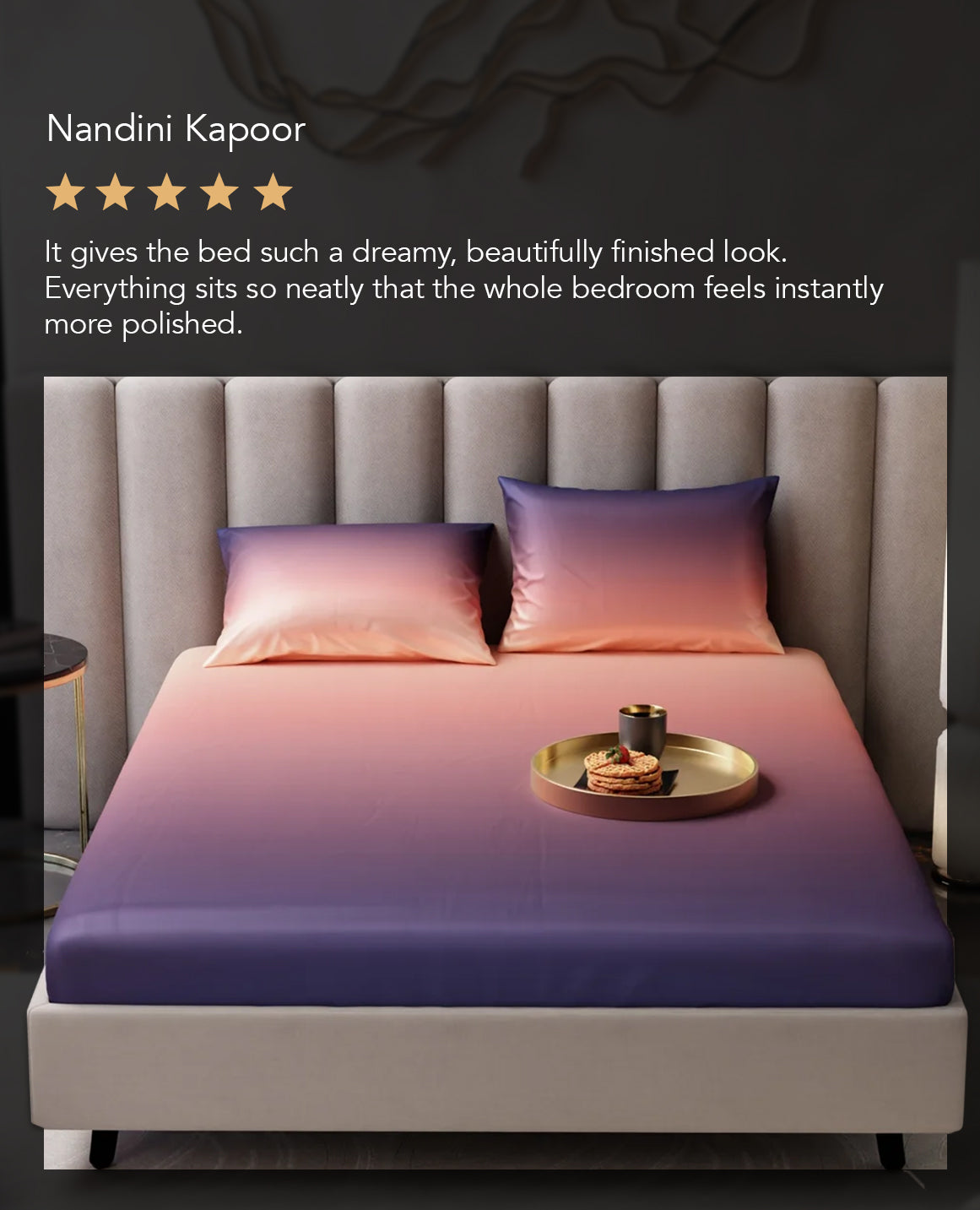 Sunset Kiss Fitted Bedsheet Set
