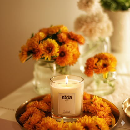 Forest Ember Glass Candle