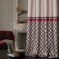 Noble Rose Satin Curtain with privacy lining