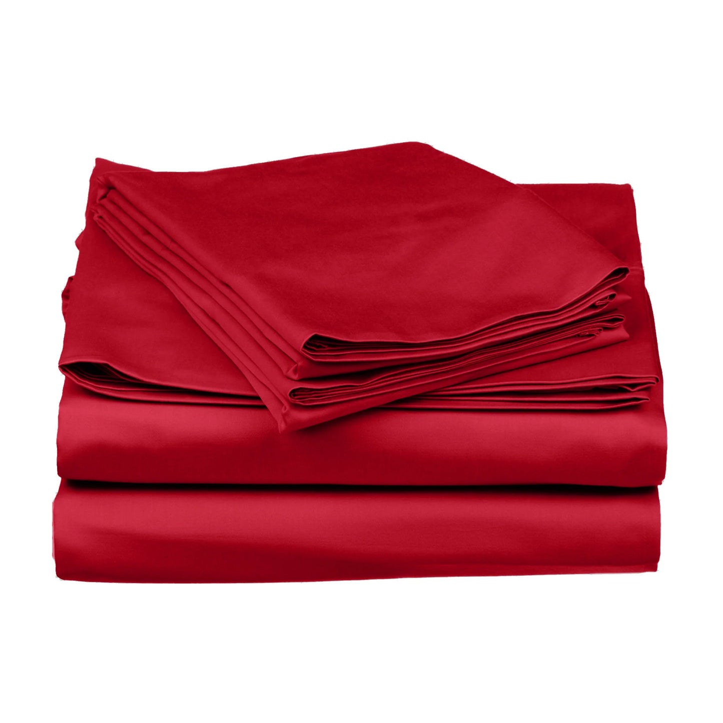 Flirty Red - Midnight Black Double Bedsheet Bundle