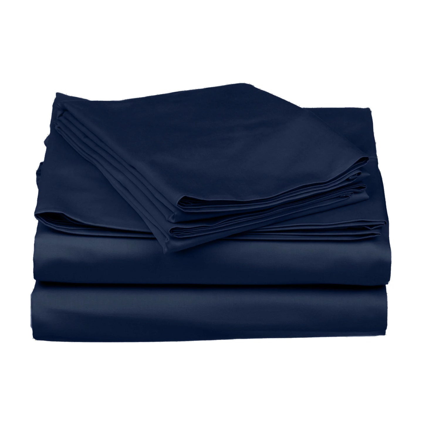 Midnight Black - Mystique Blue Double Bedsheet Bundle