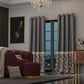 Regal Slate Satin Curtain