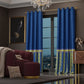 Blue Monarch Curtain with privacy lining