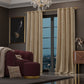 Ivory Elegance Velvet Curtain