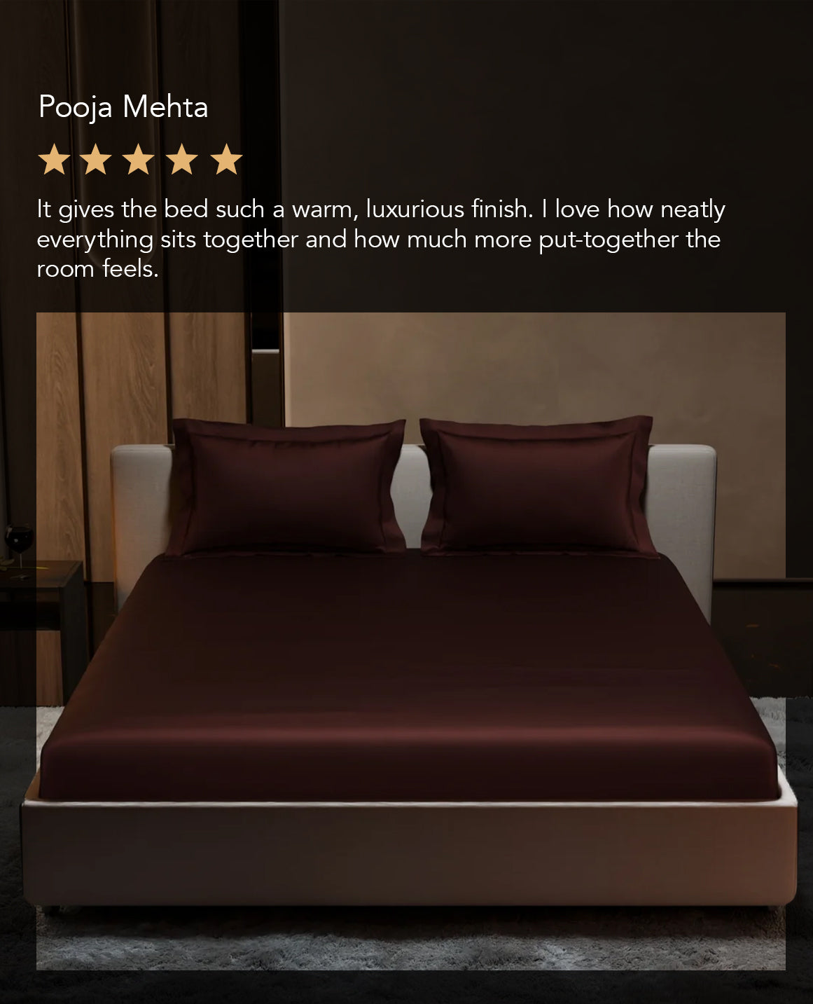 Hot Chocolate Fitted Bedsheet Set