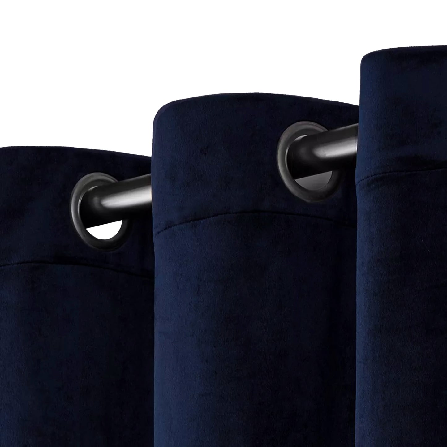 Blue Enigma Velvet Curtain