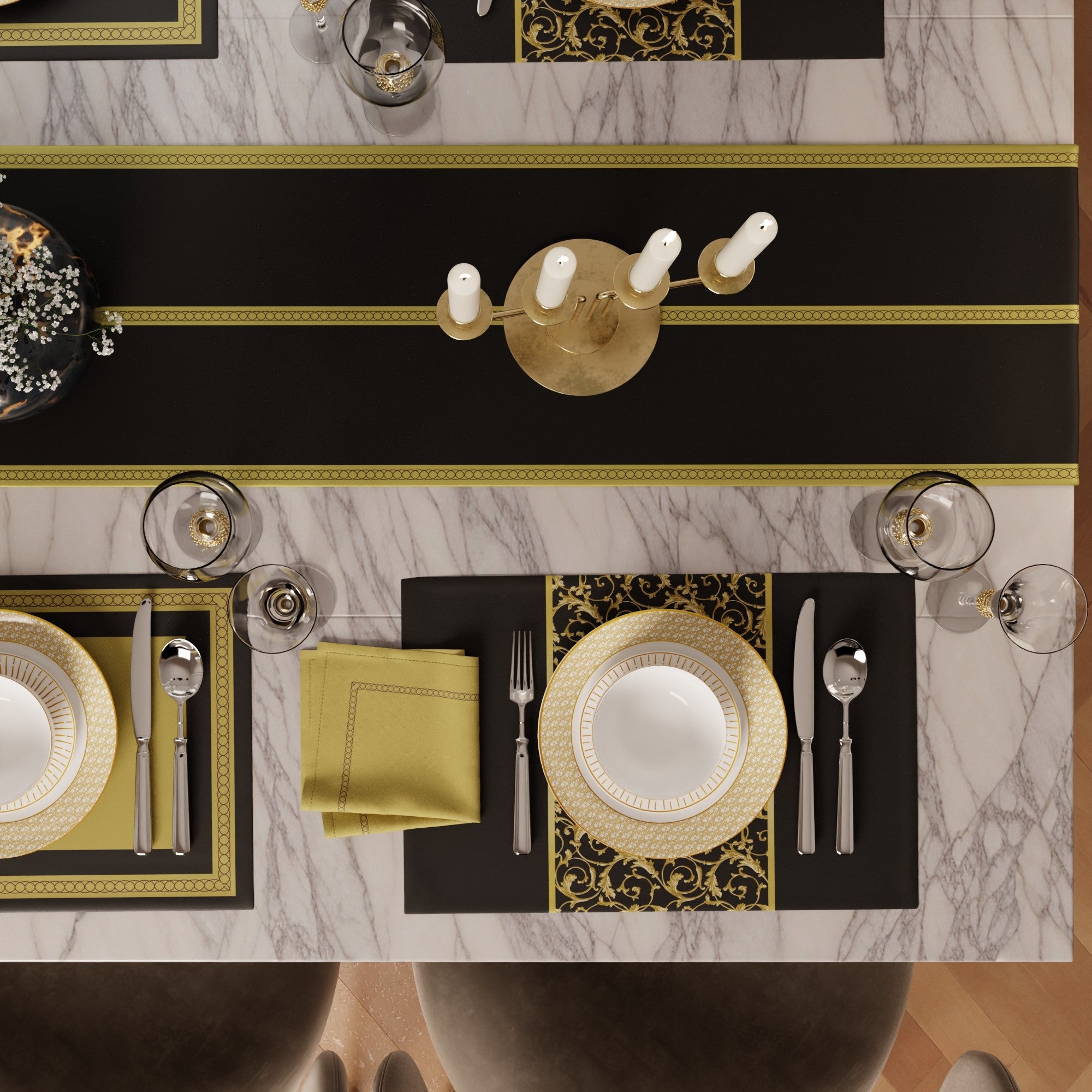 Truffle Elegance Table Linen Set