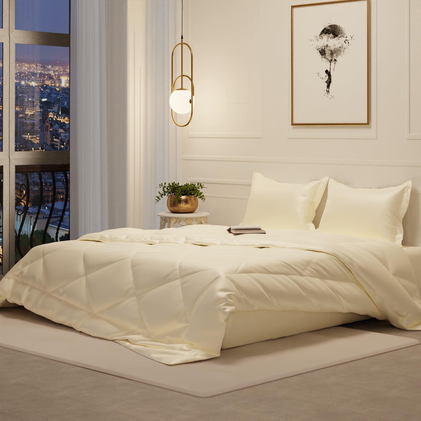 Charming Ivory Comforter