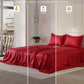 Flirty Red - Eternal Glow Double Bed Sheet