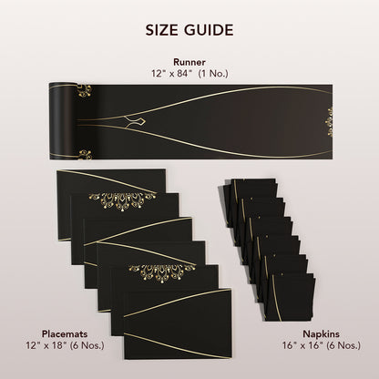 Midnight Banquet Table Linen Set