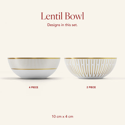 Cannes Glow - 6pc Lentil Bowl Set