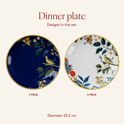 Chantilly Evening - 6pc Dinner Plate Set