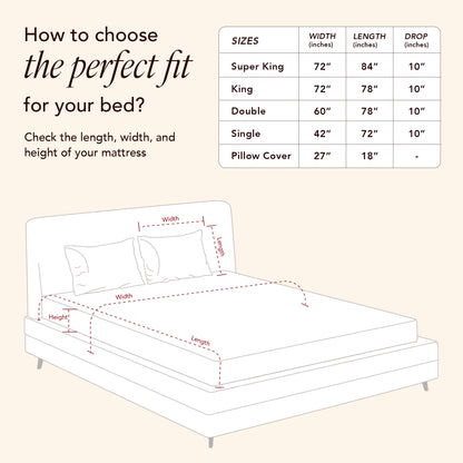Melted Caramel Fitted Bedsheet Set