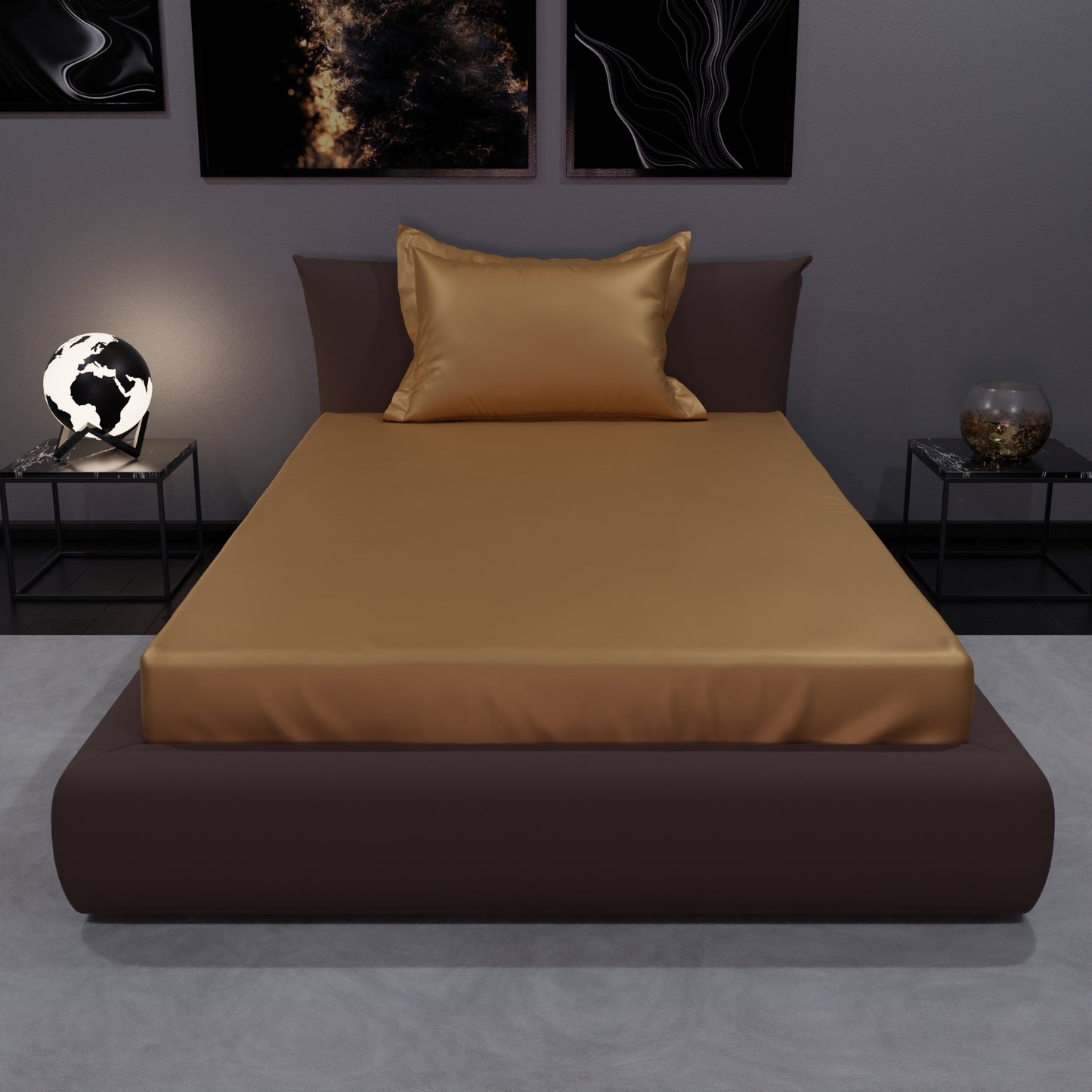 Eternal Glow Fitted Bedsheet Set