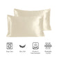 Charming Ivory Sateen Pillow cover set