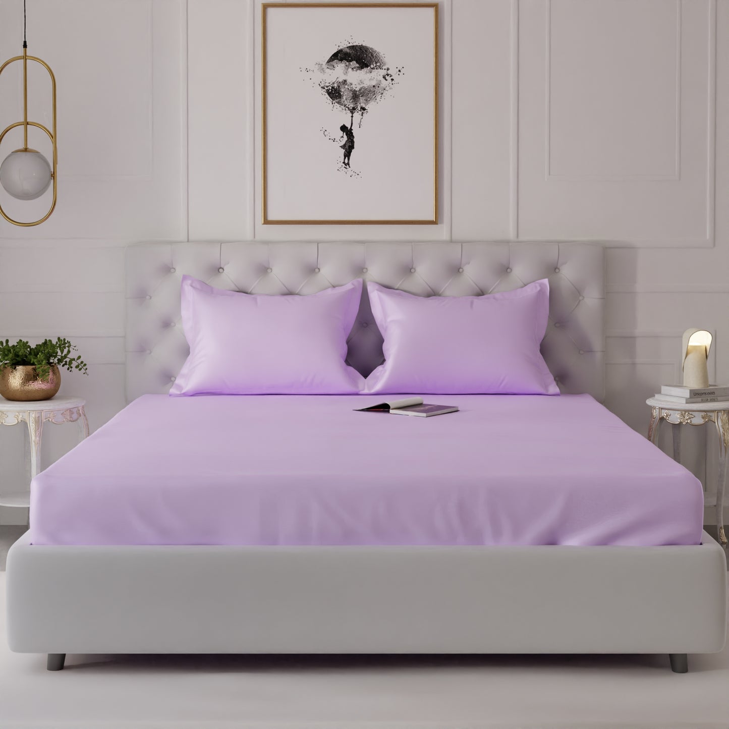Lilac Affair Fitted Bedsheet Set