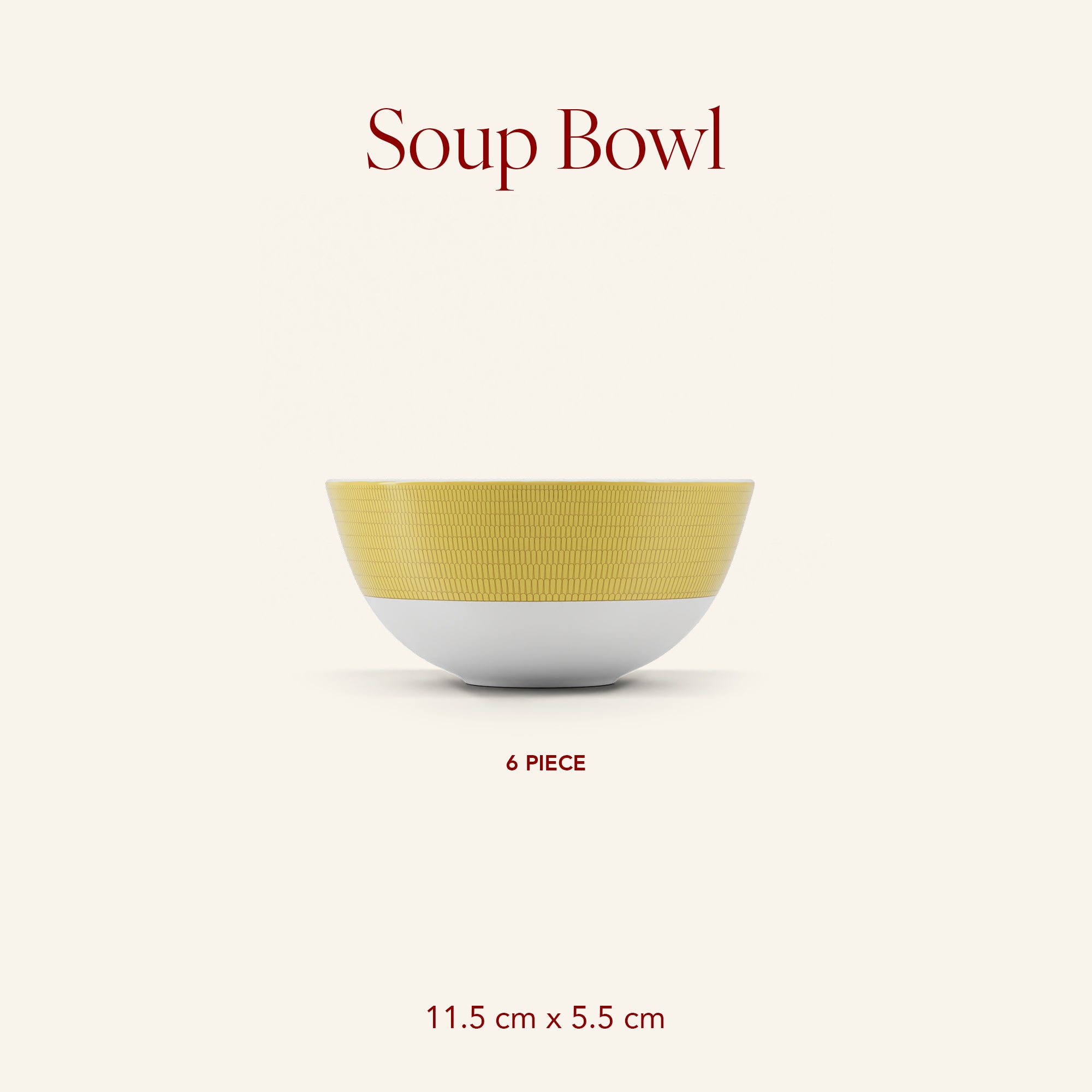 Marseille Mood - 6pc Soup Bowl Set