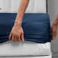 Mystique Blue Fitted Bedsheet Set