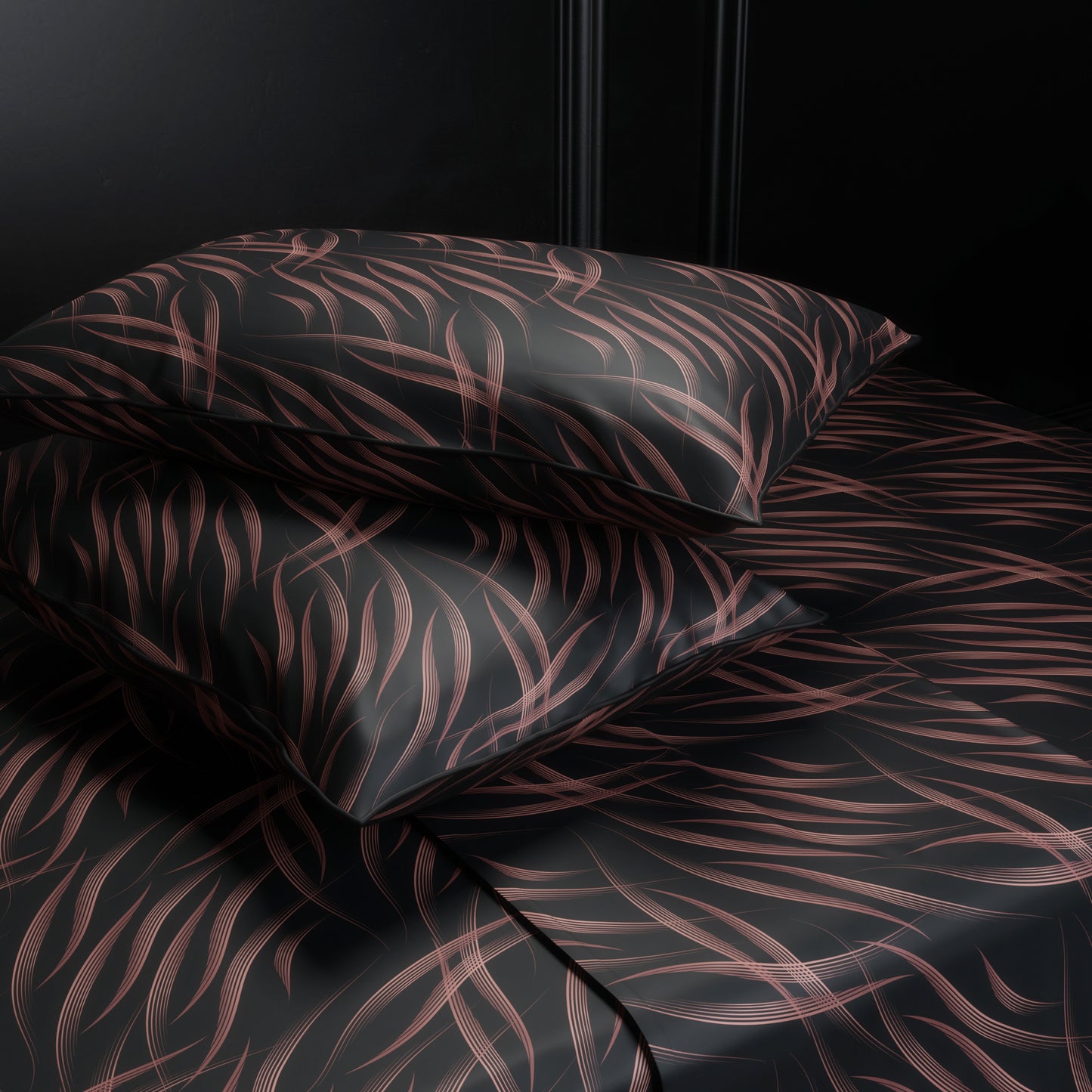Noir Rouge Bedsheet Set