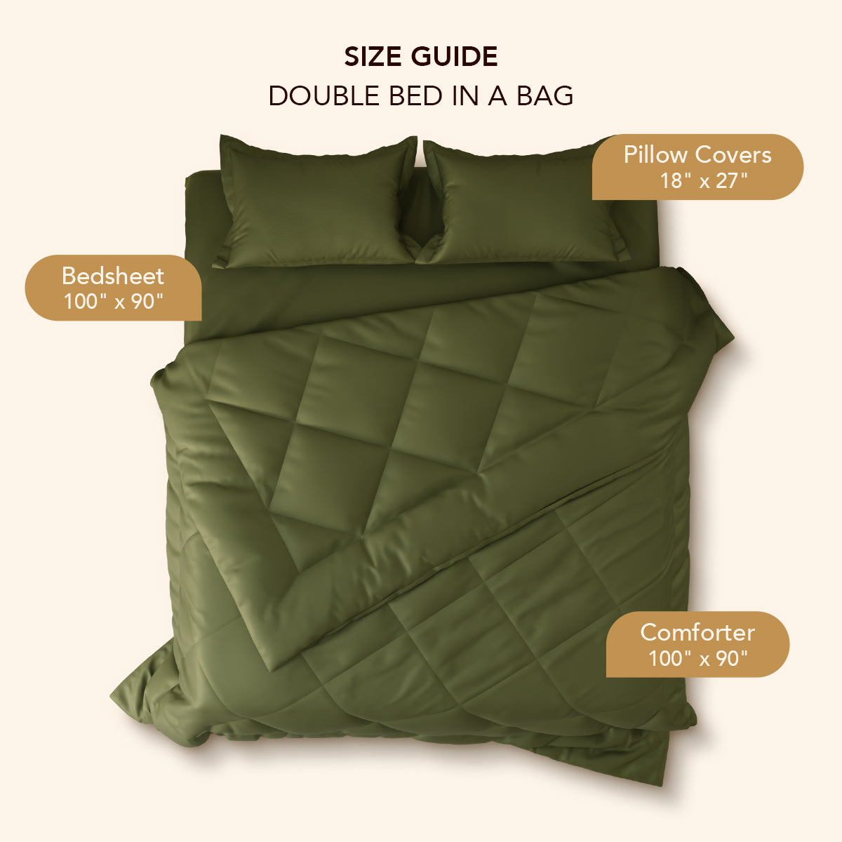 Olive Oasis Bed in a Bag