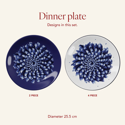 Paris Fleur - 6pc Dinner Plate Set