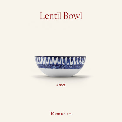 Paris Fleur - 6pc Lentil Bowl Set