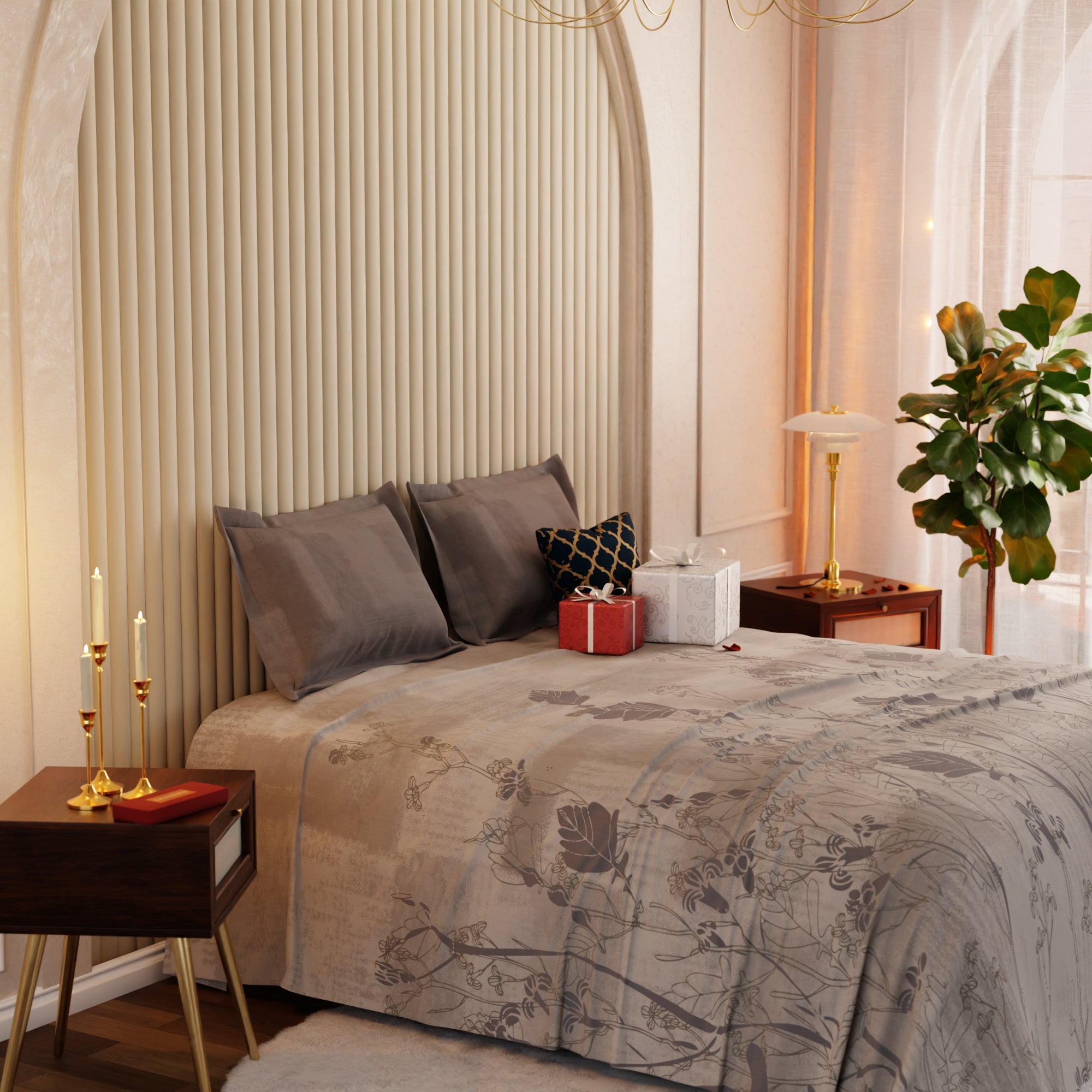 Hazel Ivy Bedsheet Set