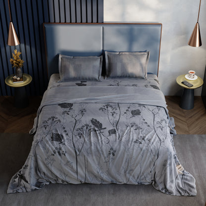 Mist Ivy 100% Cotton Bedsheet Set