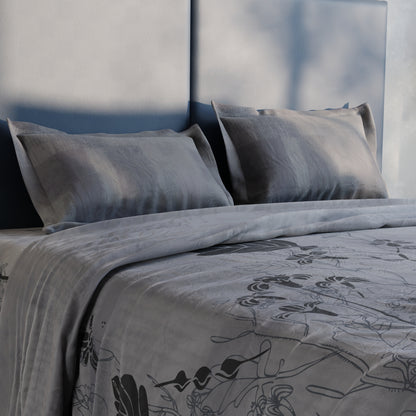 Mist Ivy 100% Cotton Bedsheet Set