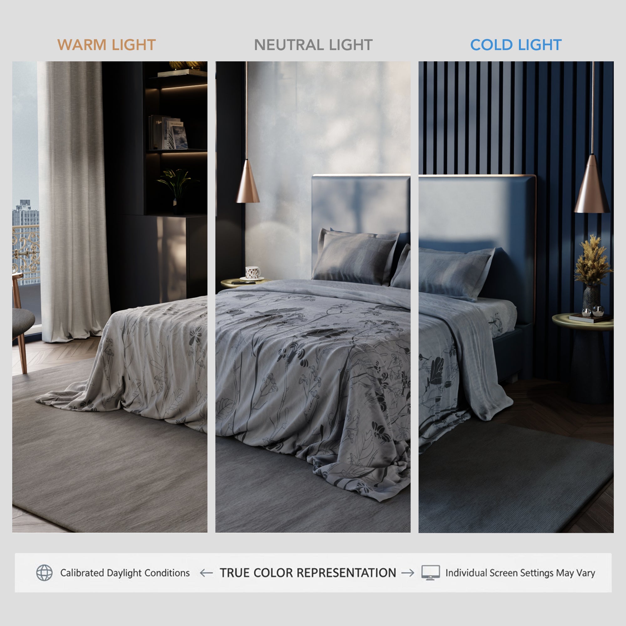 Mist Ivy 100% Cotton Bedsheet Set