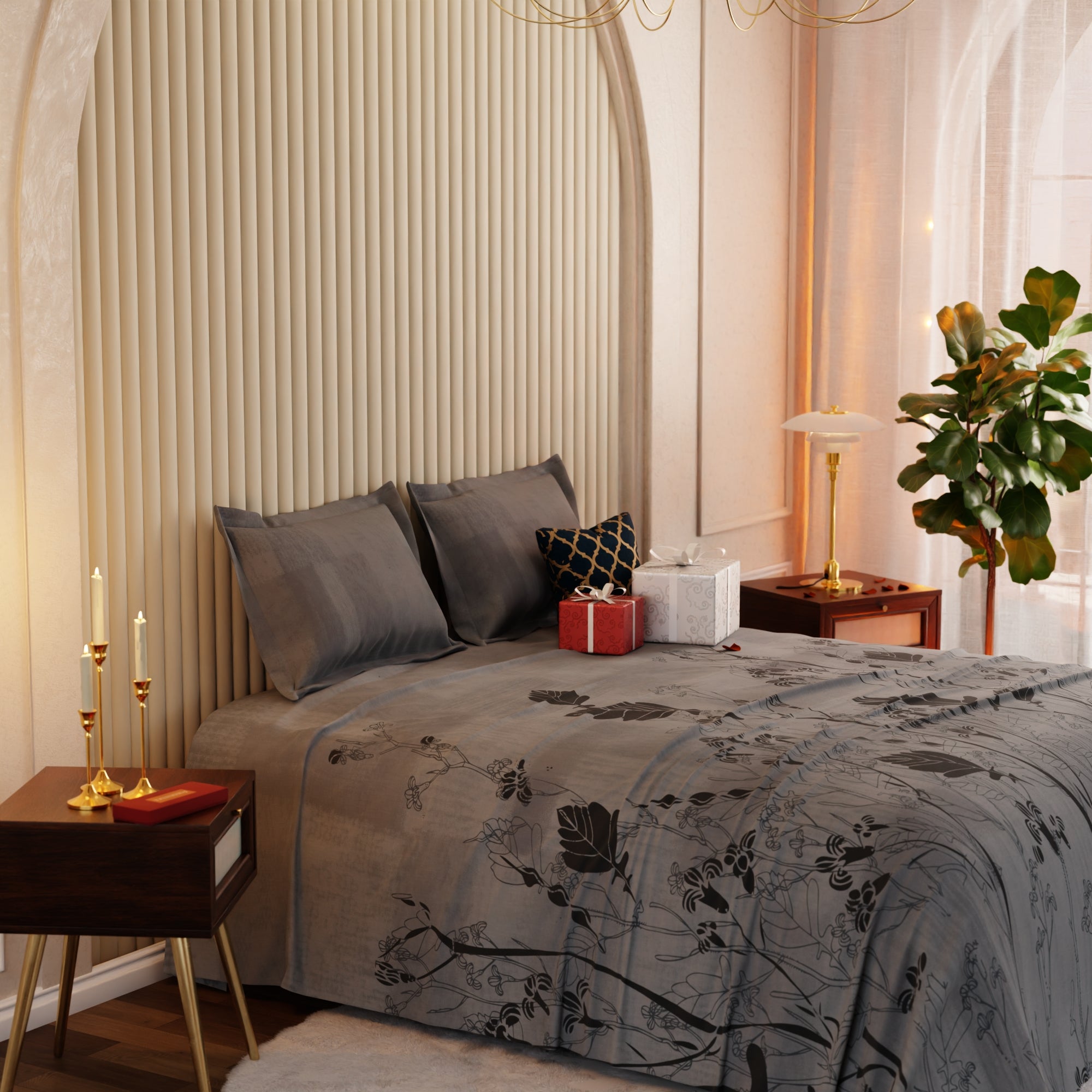 Mist Ivy Bedsheet Set