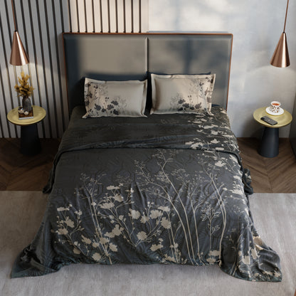 Truffle Canopy 100% Cotton Bedsheet Set