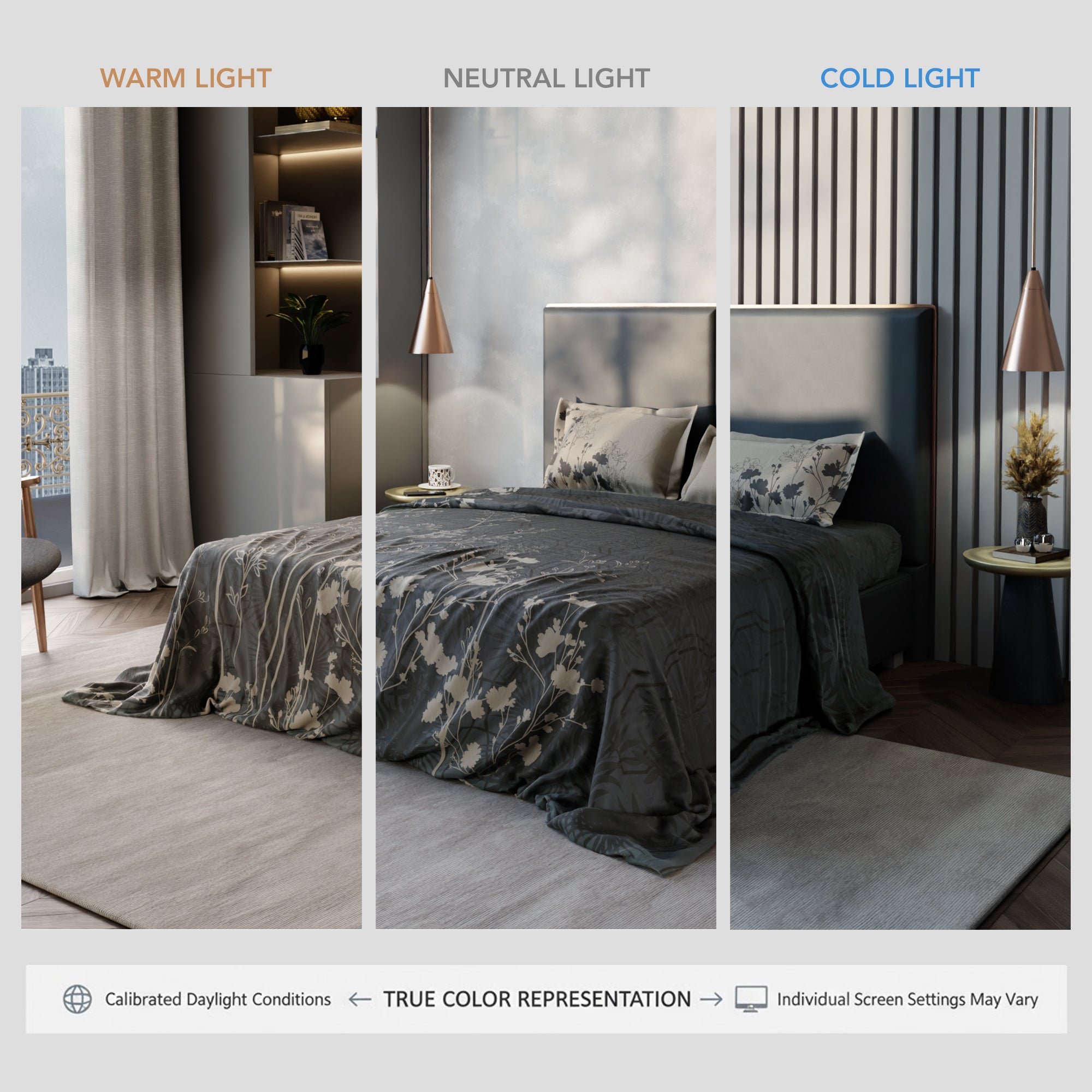 Truffle Canopy 100% Cotton Bedsheet Set