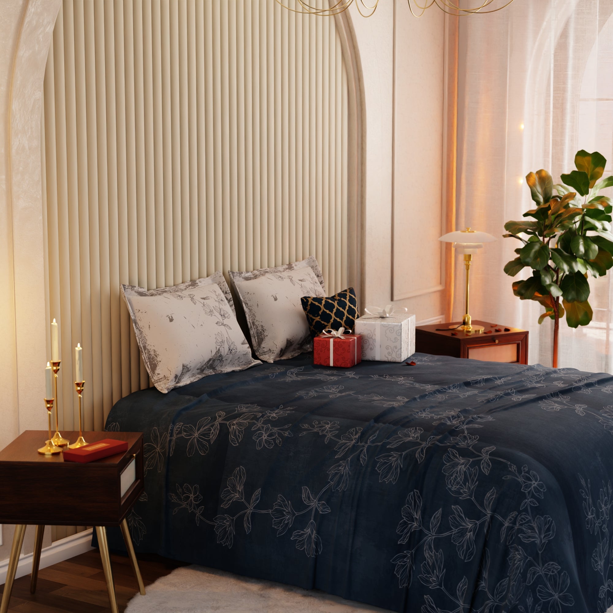 Blue Patina Bedsheet Set