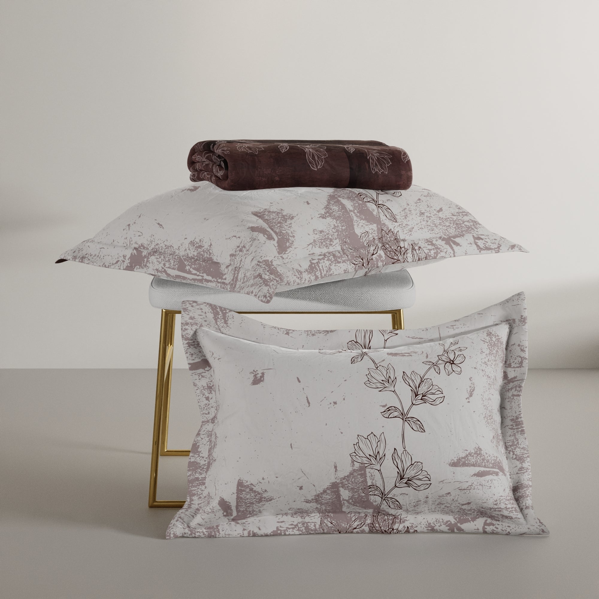 Cocoa Patina 100% Cotton Bedsheet Set