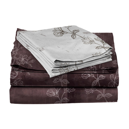 Cocoa Patina 100% Cotton Bedsheet Set